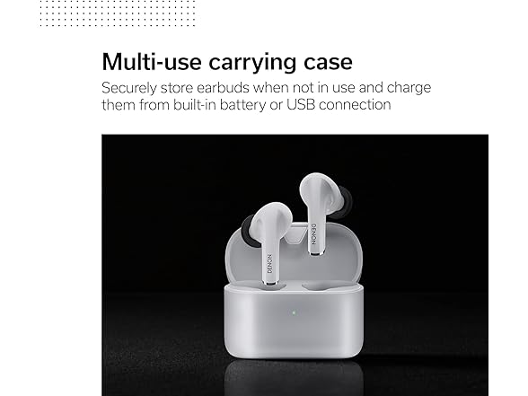 (NEW) Denon AH-C830NCW Active Noise Cancelling Earbuds