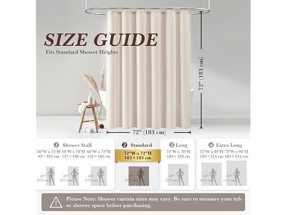 Seasonwood Linen Shower Curtain