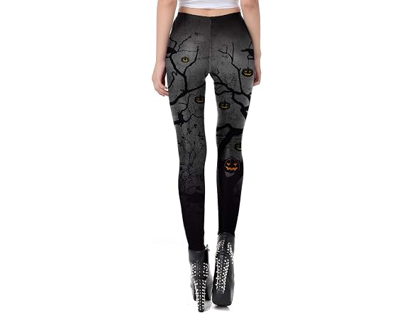 Gludear Women (Large-X-Large) Halloween High Pants