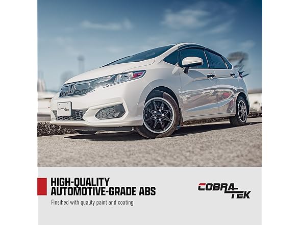 Cobra-Tek CBK-HP099-15-KC 4PC Hubcaps JDM Black w/Silver