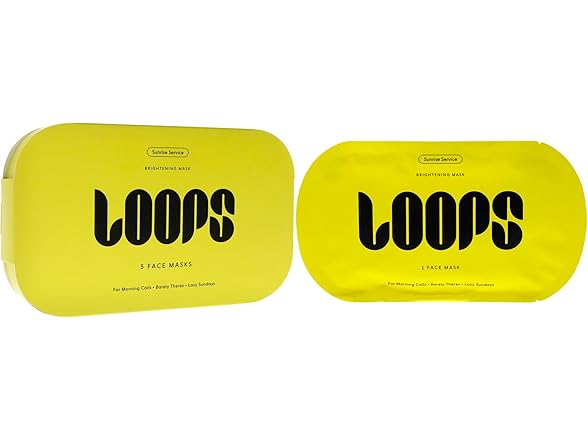 LOOPS SUNRISE SERVICE - Brightening Hydrogel Face Mask