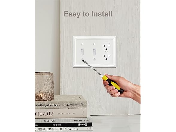 Metal Combination Wall Plate 4-Pack