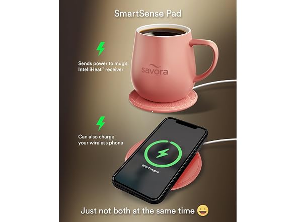 Savora 12oz IntelliHeat Coffee Mug