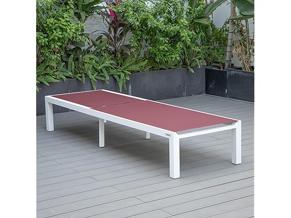 LeisureMod MLW-77 Marlin Chaise Lounge -Choose Color