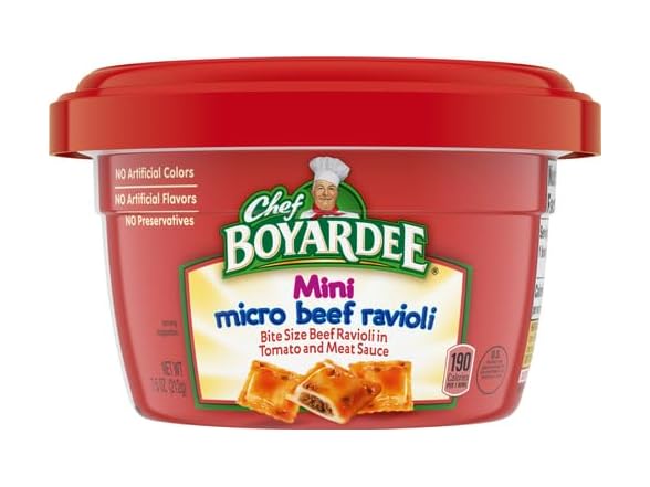 Chef Boyardee Micro Mini Beef Ravioli
