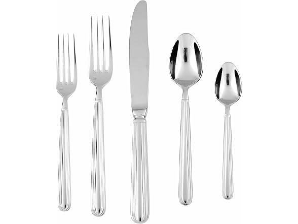 Fortessa Metropolitan 18/10 Stainless Steel Flatware Serving Spoon