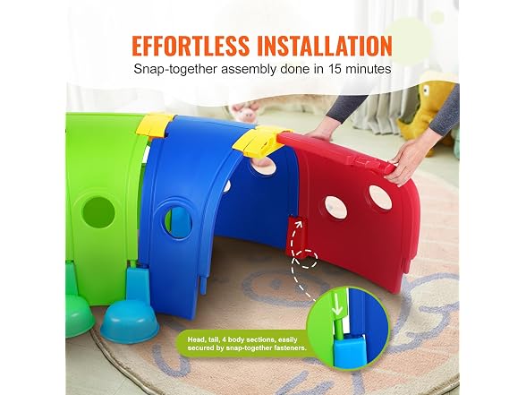 VEVOR Caterpillar Tunnel for Kids
