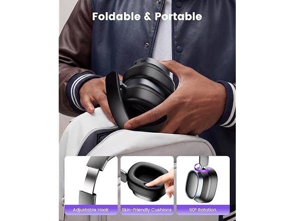 EOKIO H9 Black Wireless Headphones - Gallery 8