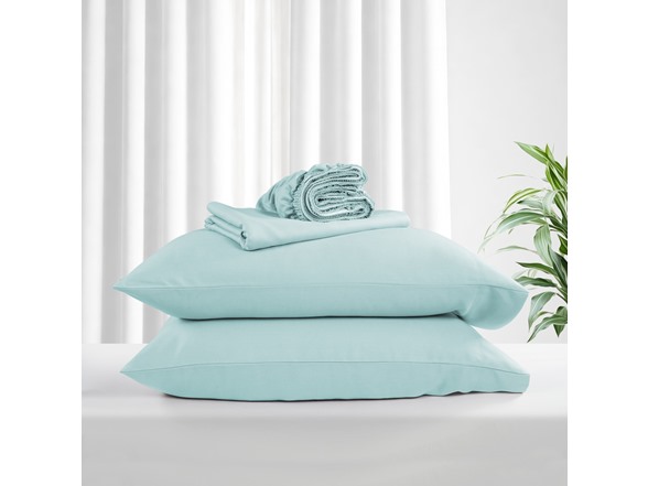 Kathy Ireland Lyocell & Linen Cotton 4PC Sheet Set