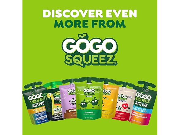 20PK GoGo squeeZ No Sugar Added Applesauce