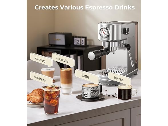 Espresso Machine with Milk Frother