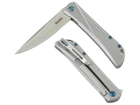 SMITH’S 3-Inch Folding Knife, Stonewash