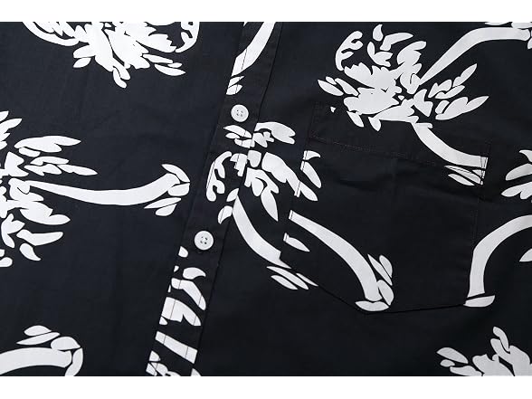 Nutexrol Men (M) Hawaiian Short Sleeve Palm Shirts