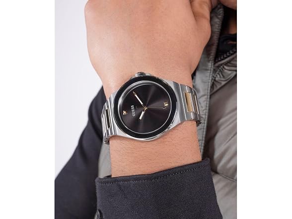 GUESS Men's 44mm Two-Tone Steel Watch