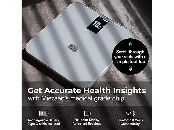 BodyEdge Pro - 4 Electrode Smart Scale for Body Weigh