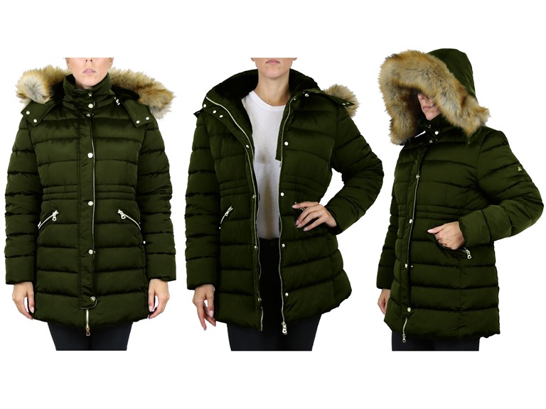 Womens Heavyweight Parka w/ Fur Hood