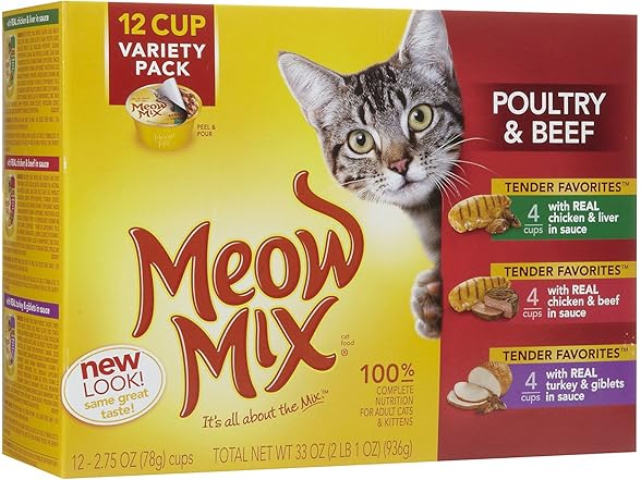 Meow Mix Market Select Cat Food, 12-Cups