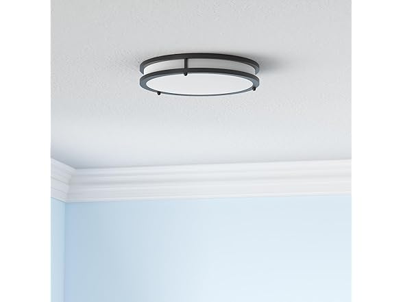 TOBUSA 2-Pack 36W LED Ceiling Lights Black