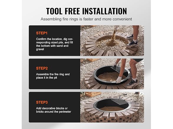 VEVOR Fire Pit Ring