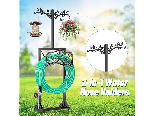ODSNANIE Metal Garden Hose Holder