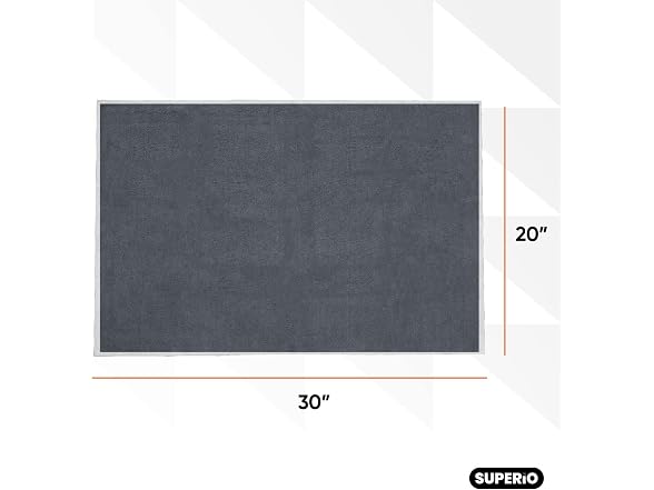 Superio 20x30-in Microfiber Mopping Towels