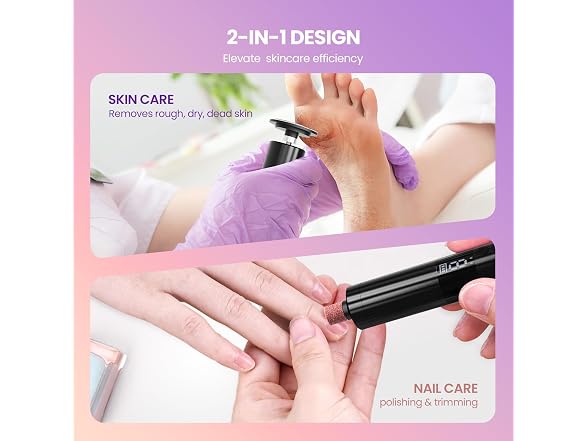2-in-1 Electric Callus Remover for Feet