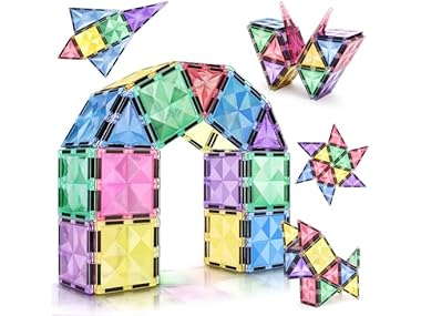 $17.99, Was $69.99, 74% Off! 120 PCS Magnetic Building Tiles Set dealfomo