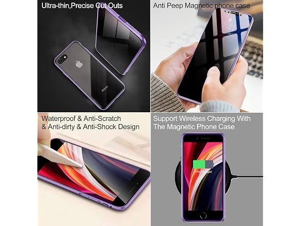 ESTPEAK Anti-Peep Magnetic Case