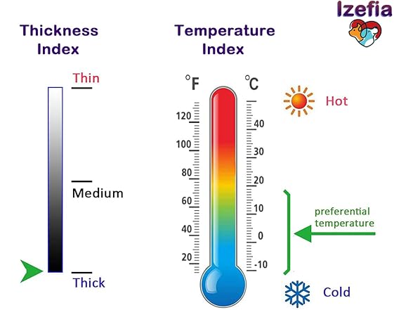 Izefia Dog Coat Cold Weather Coats Windproof