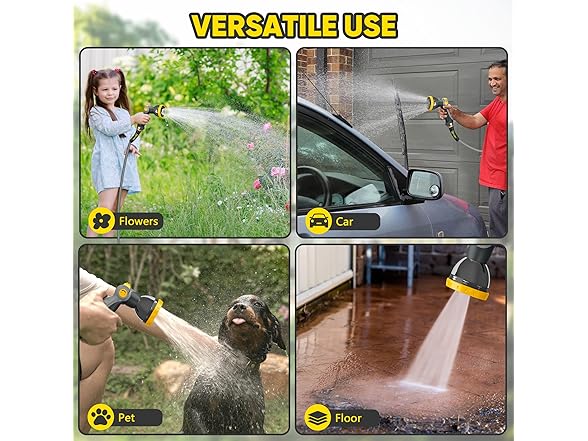 SILVEL 1/2 in x 110 FT Retractable Garden Hose Reel