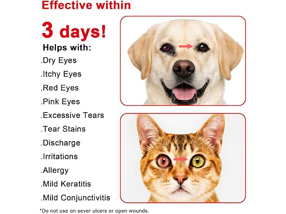 Hyaluronic Gel Eye Drops for Dogs & Cats