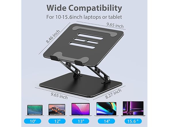 Adjustable Metal Laptop Desk Stand