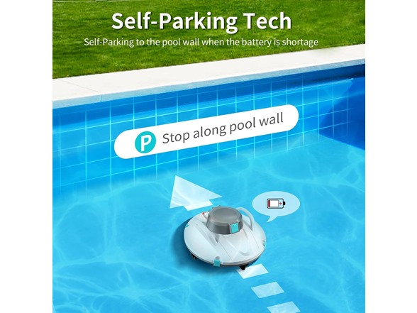 Moolan S1 Cordless Pool Vacuum Cleaner White - Gallery 4