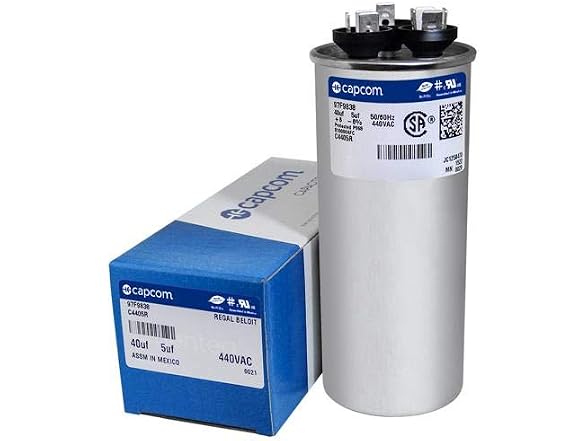 CBB65 Capacitor Round 40/5 uf MFD 440