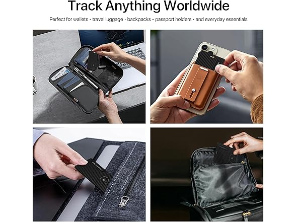 MSEBENT Slim Air Tag Wallet Tracker Card