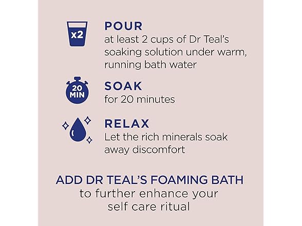 Dr Teal's Epsom Salt Coconut Oil, 3lbs