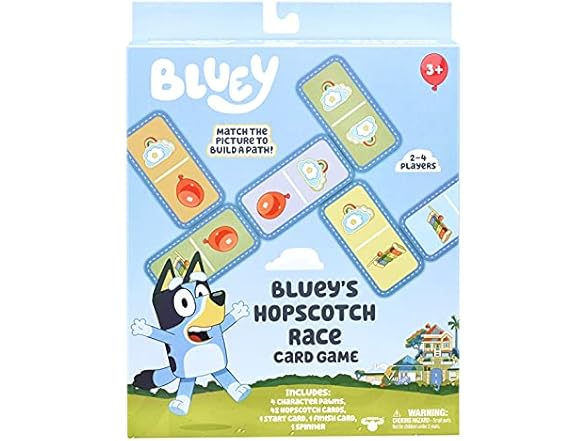 Bluey Hopscotch, Multicolor (17140)
