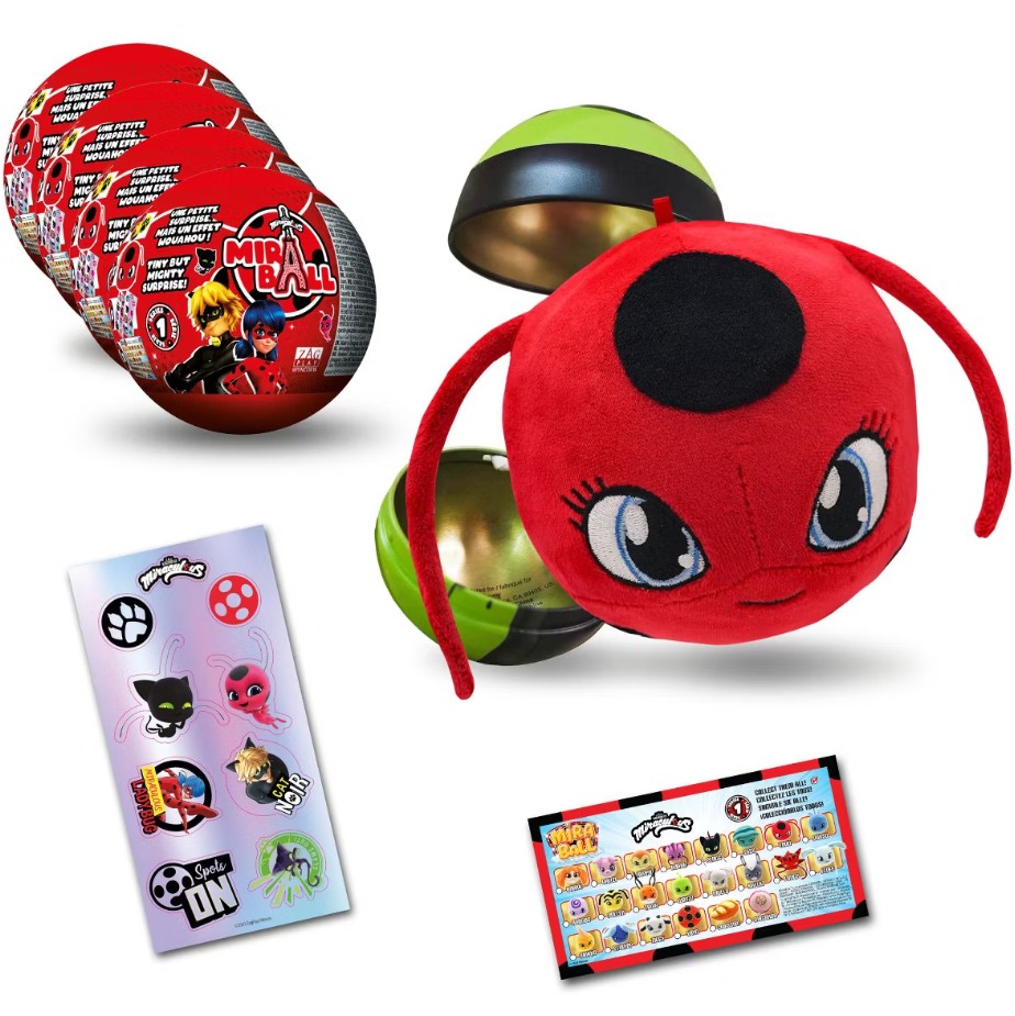 Miraball Surprise Plush - Miraculous Ladybug 4PK - Gallery 4