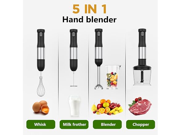 WHUTO Cordless Hand Blender