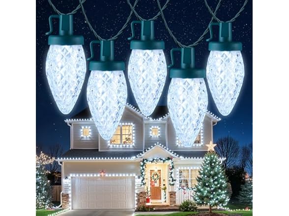 Brightown Minetom C9 Christmas Lights Outdoor, 100FT