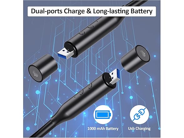 2 Pk Neck Book Lights, 3 Colors & 3 Brightness Levels