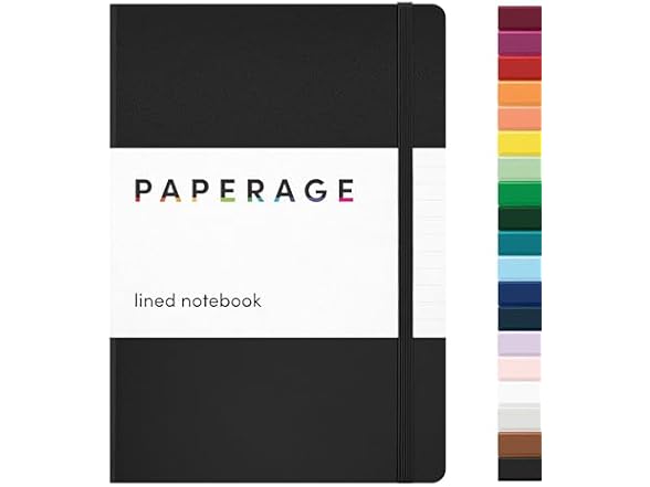 PAPERAGE Lined Journal Notebook, 160 Pages