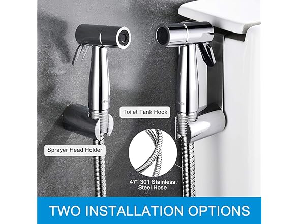 REWEE  Handheld Bidet Sprayer -Chrome