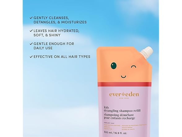 Evereden Kids Shampoo and Conditioner Refill