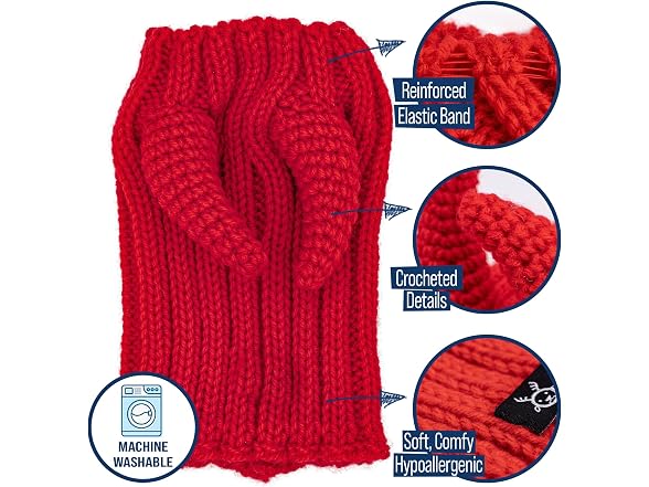 Zoo Snoods Red Devil Dog Costume