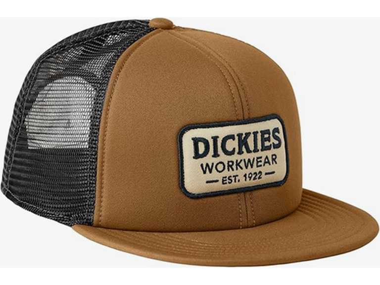Dickies FLAT BILL TRUCKER W/EMBR TWILL PATC