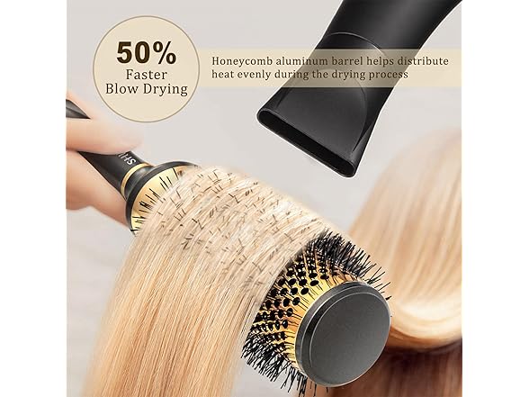 SHINLEA Round Hair Brush for Blow Drying