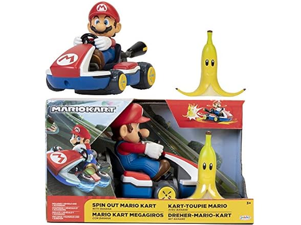 Spin Out Mariokart Mario Racer Vehicle