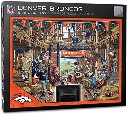 YouTheFan NFL Denver Broncos Barnyard Fans 500pc Puzzle