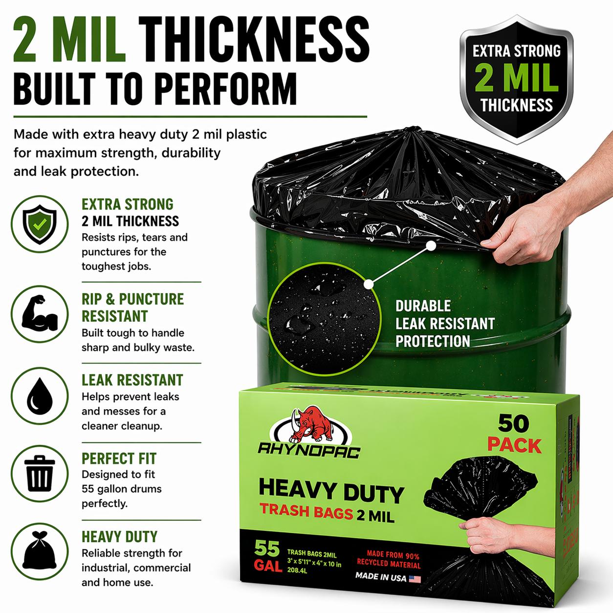 55 Gallon 2 Mil Drum Liner - Gallery 10